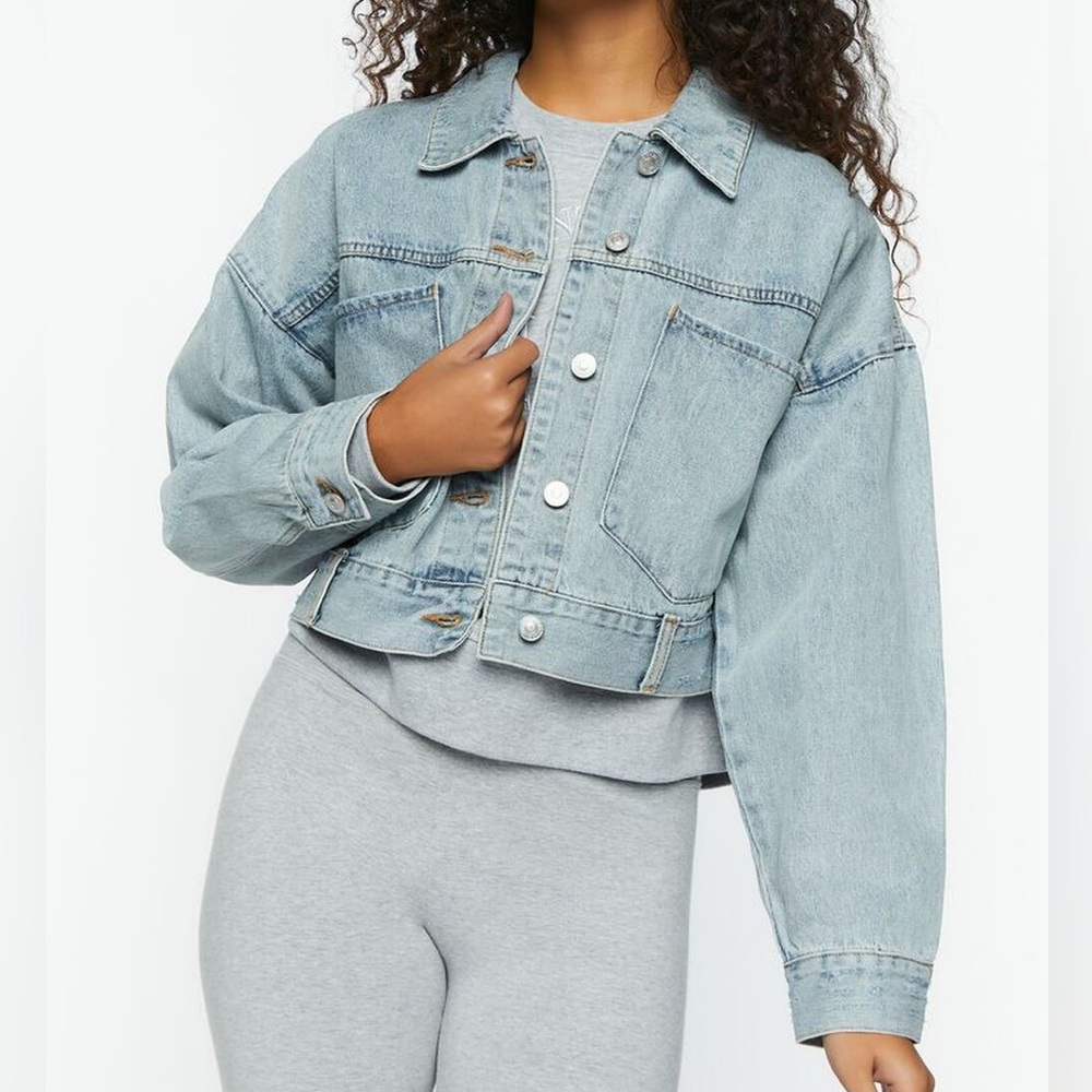 Forever 21 Cropped Denim Jacket